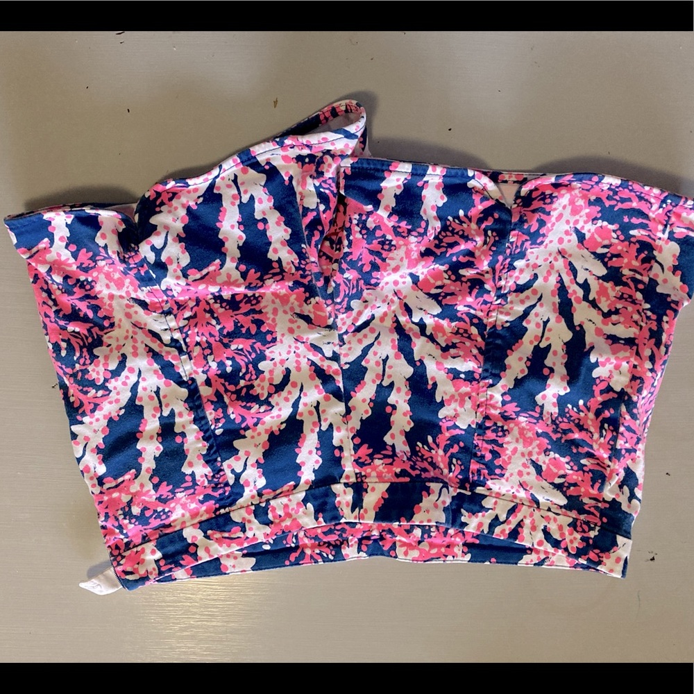 Navy and Pink Lilly Shorts